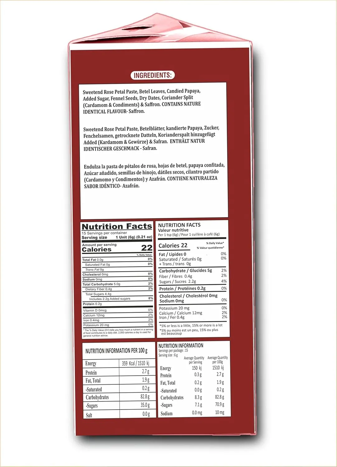 Chandan Mukhwas Royale Maghai Paan Enriched with Saffron 15 Pieces 90 g 3.webp